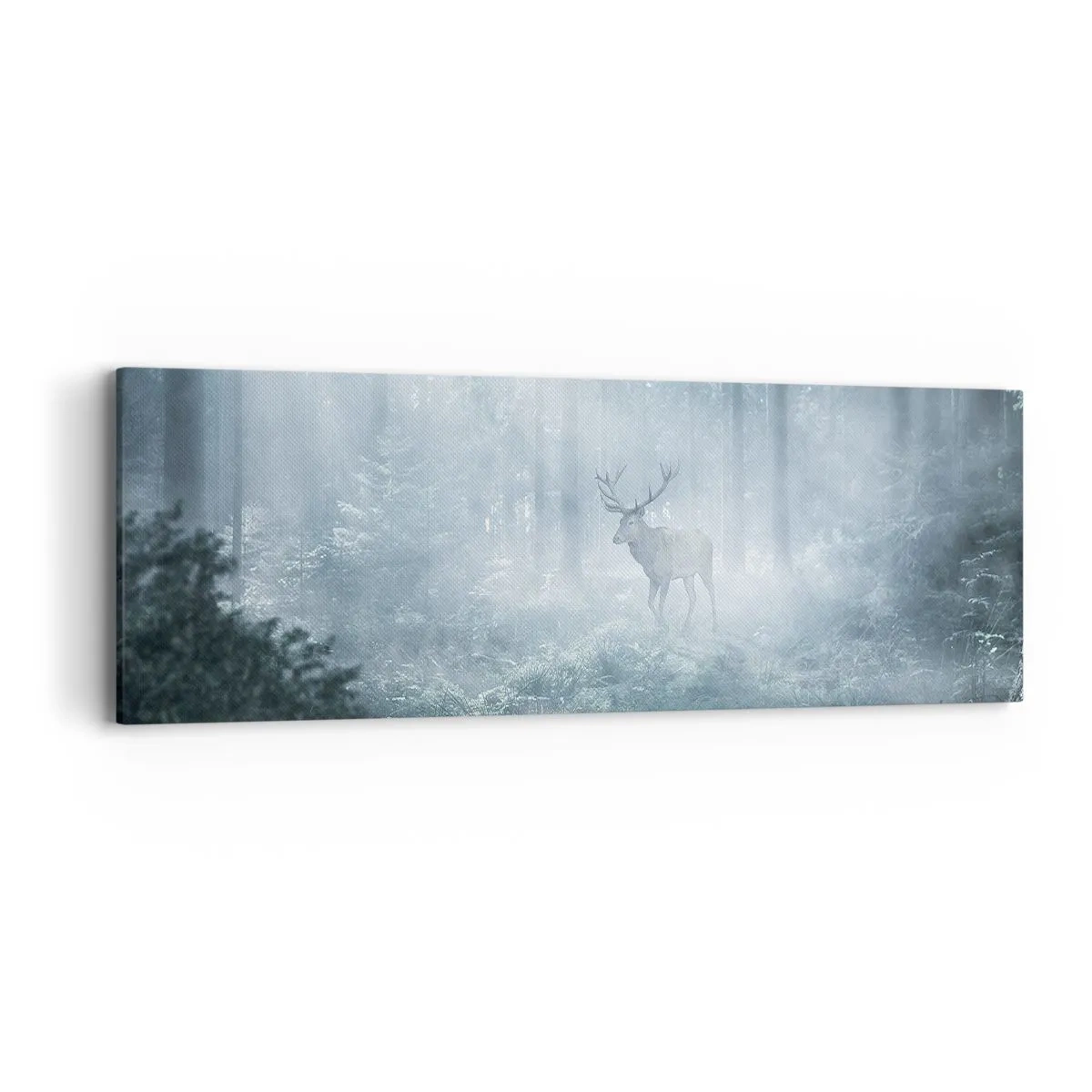 Impression sur toile - Image sur toile - Visite matinale du domaine - 90x30 cm