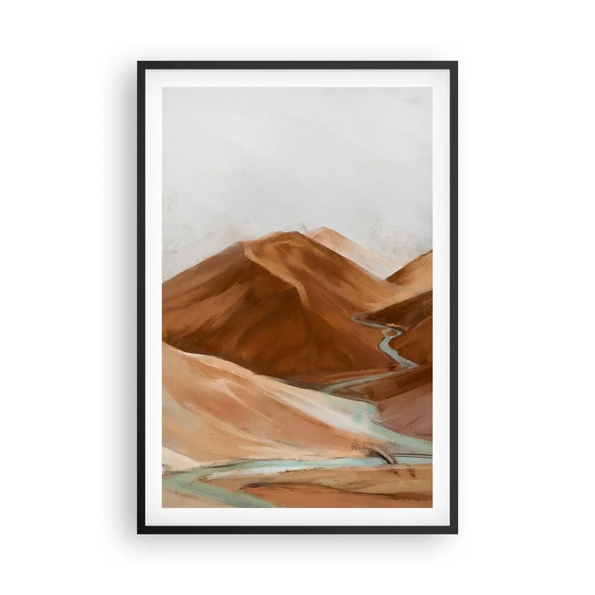 Affiche dans un cadre noir - Poster - A la source - 61x91 cm