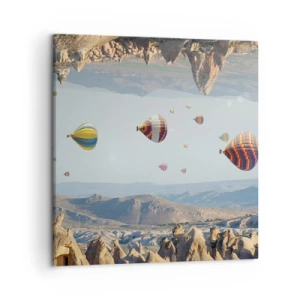 Impression sur toile - Image sur toile - Ici, tout est possible - 50x50 cm