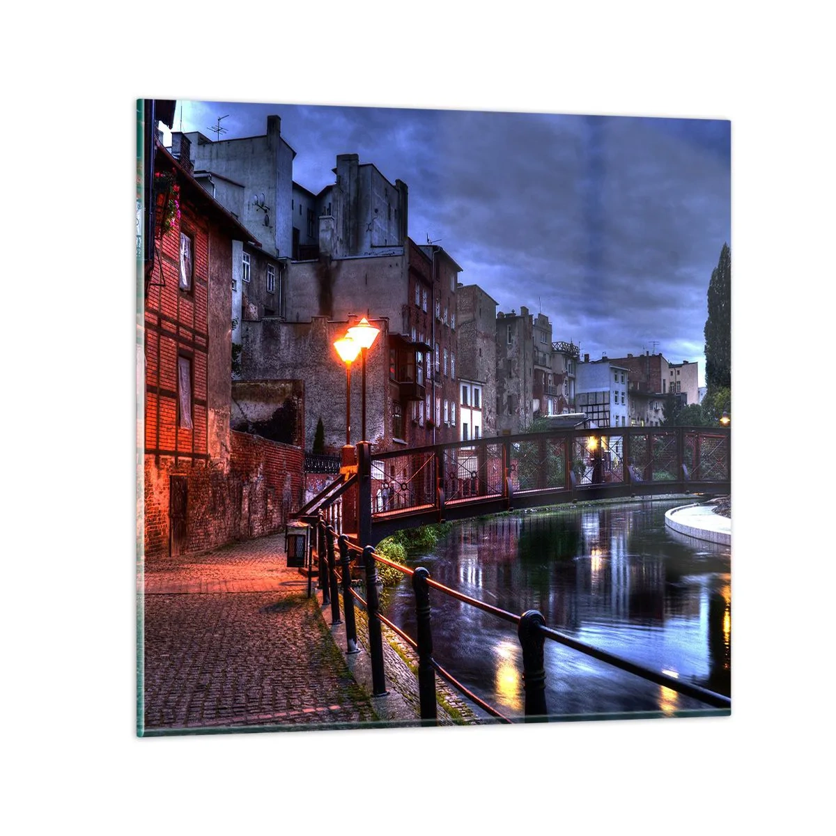 Impression sur verre - Image sur verre - Tu n'as pas connu ce Bydgoszcz - 40x40 cm