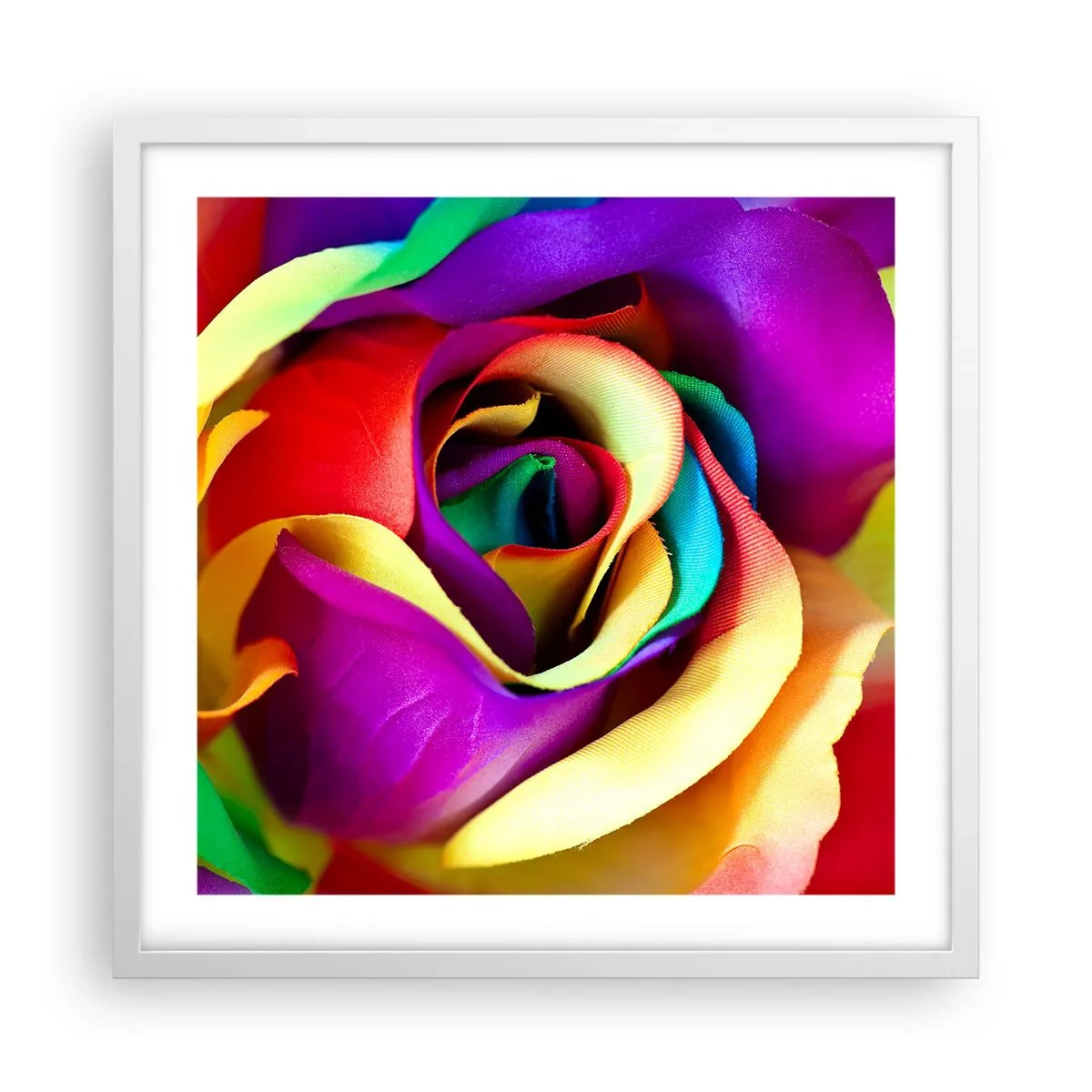 Affiche dans un cadre blanc - Poster - Ce n'est pas possible - 50x50 cm