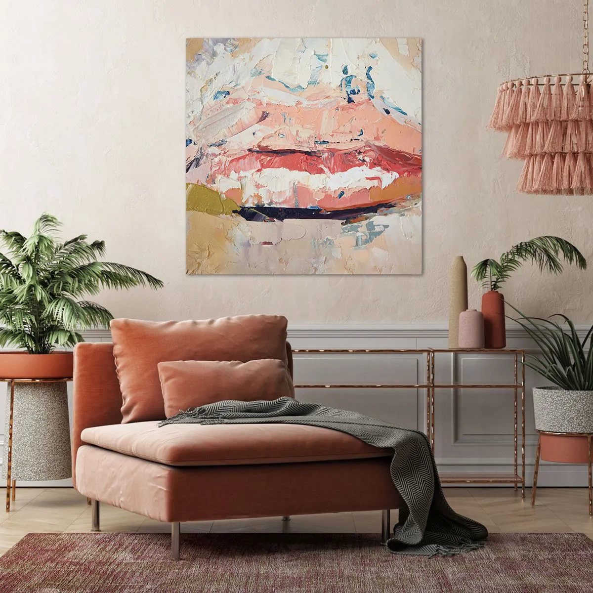 Impression sur toile - Image sur toile - Éveil la pensée - 40x40 cm