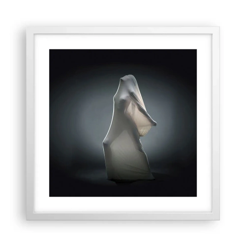 Affiche dans un cadre blanc - Poster - Une soif secrète - 40x40 cm