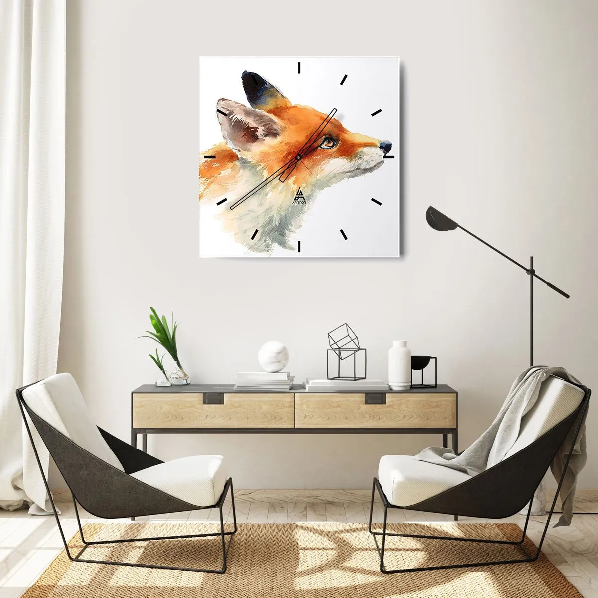 Horloge murale - Pendule murale - Vous ne pouvez jamais être trop prudent - 40x40 cm