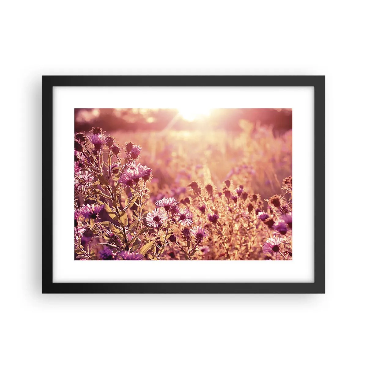 Affiche dans un cadre noir - Poster - Avant que l'été ne parte - 40x30 cm