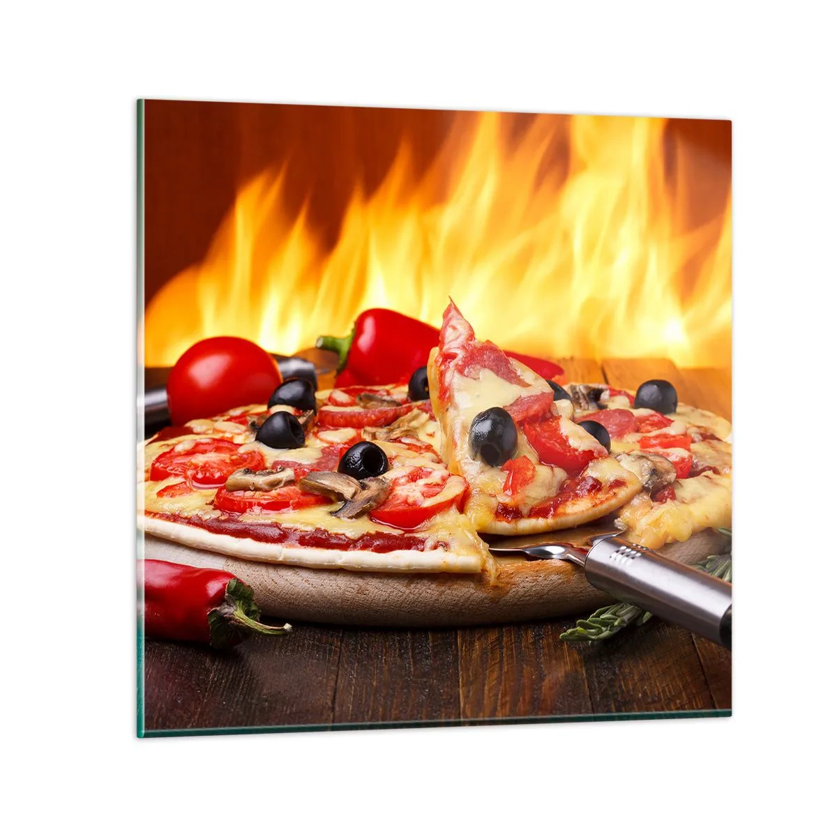 Impression sur verre - Image sur verre - From Italy with love - 60x60 cm