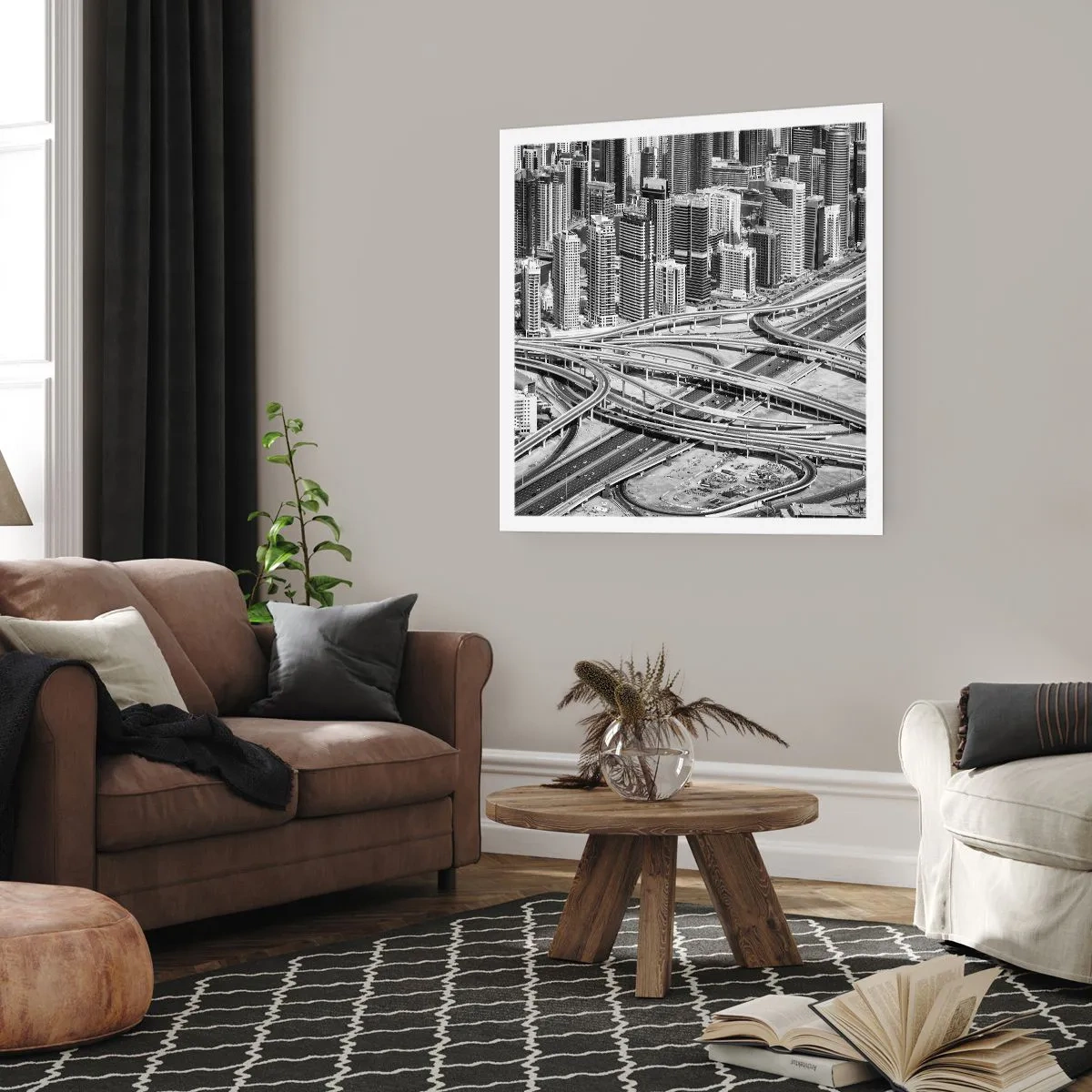 Affiche - Poster - Dubaï - la ville impossible - 50x50 cm