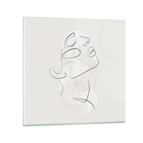 Impression sur verre - Image sur verre - L'esquisse d'un rêve - 30x30 cm