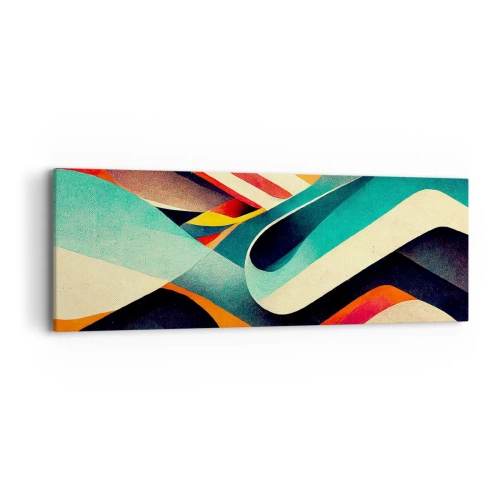 Impression sur toile - Image sur toile - Composition intense - 90x30 cm