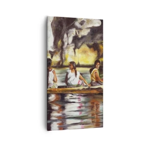 Impression sur toile - Image sur toile - Dans un paradis polynésien - 55x100 cm