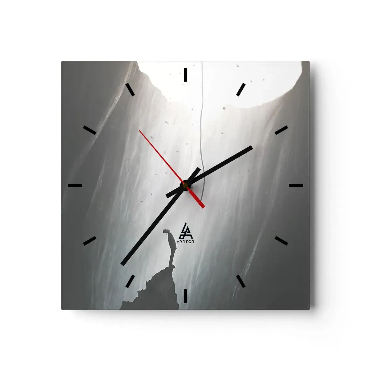 Horloge murale - Pendule murale - Il y a toujours une issue - 40x40 cm