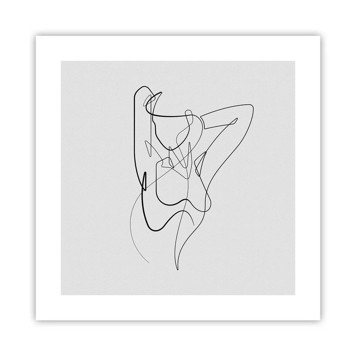 Affiche - Poster - Vraiment, tu es comme ça... - 40x40 cm