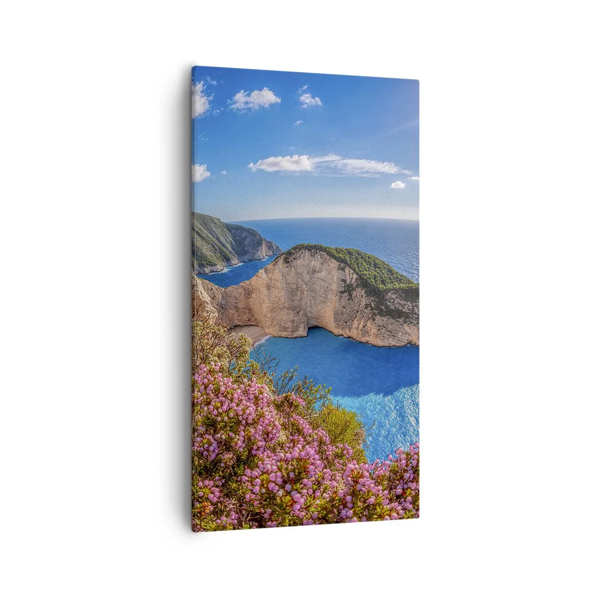 Impression sur toile - Image sur toile - Mes super vacances grecques - 55x100 cm