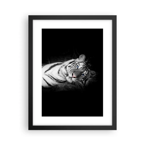 Affiche dans un cadre noir - Poster - Sauvagerie et paix - 30x40 cm