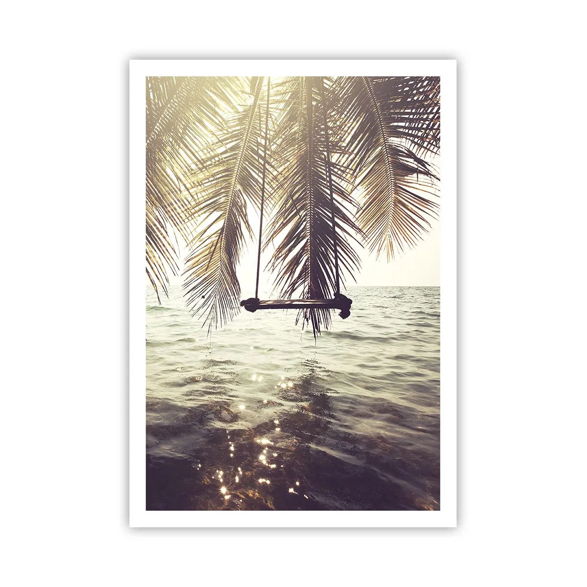 Affiche - Poster - Vous pouvez vous balancer dans les nuages ​​à volonté - 70x100 cm