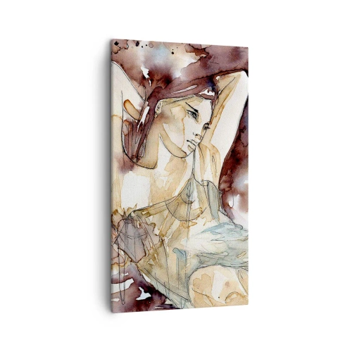 Impression sur toile - Image sur toile - D'humeur lilas - 45x80 cm