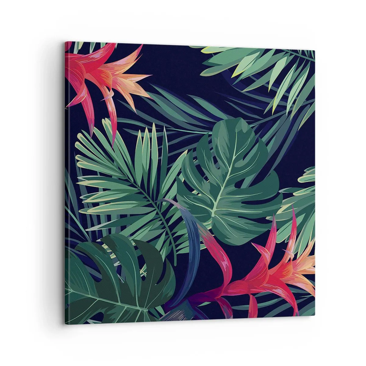 Impression sur toile - Image sur toile - immergé dans la nature - 60x60 cm