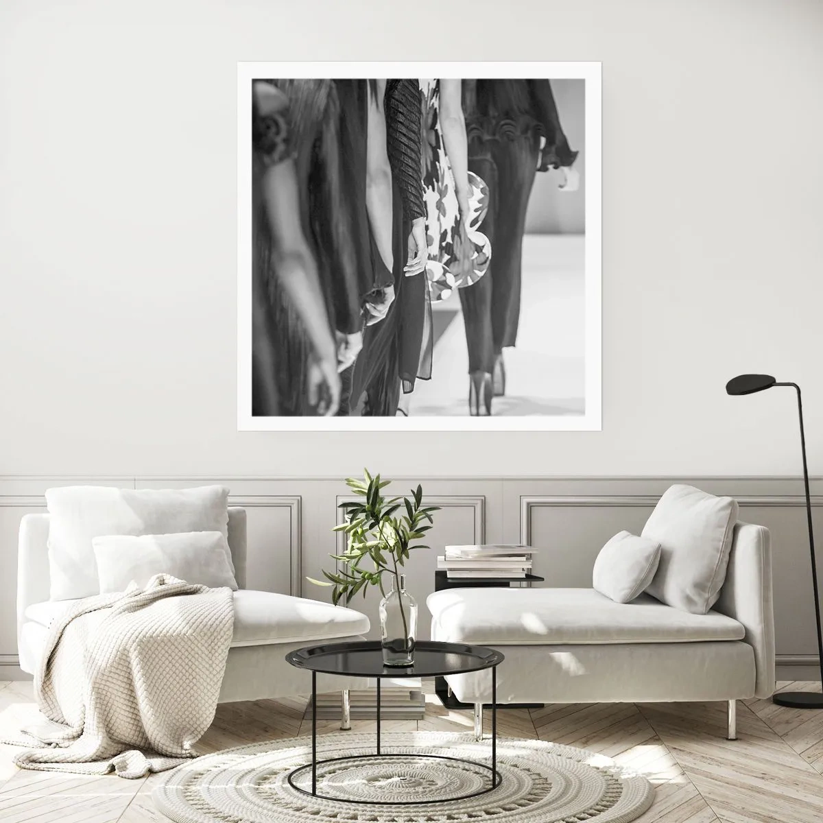 Affiche - Poster - Un défilé stylé - 50x50 cm