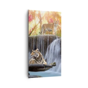 Impression sur toile - Image sur toile - Paysage surréaliste - 65x120 cm