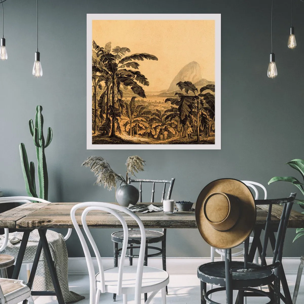 Affiche - Poster - Dans un climat colonial - 40x40 cm