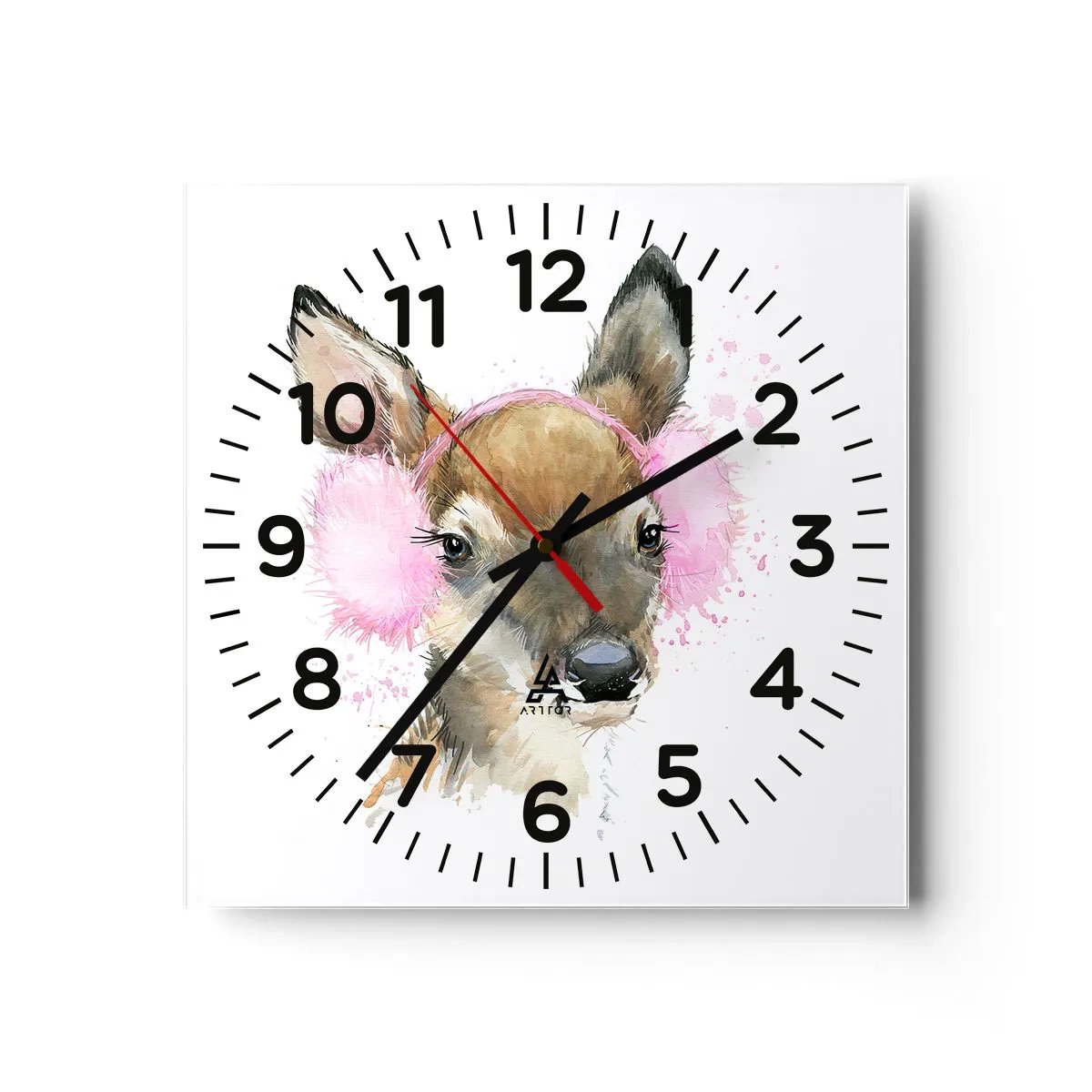 Horloge murale - Pendule murale - Et le gel n'effraie plus - 40x40 cm