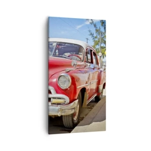 Impression sur toile - Image sur toile - Seulement à Cuba - 55x100 cm