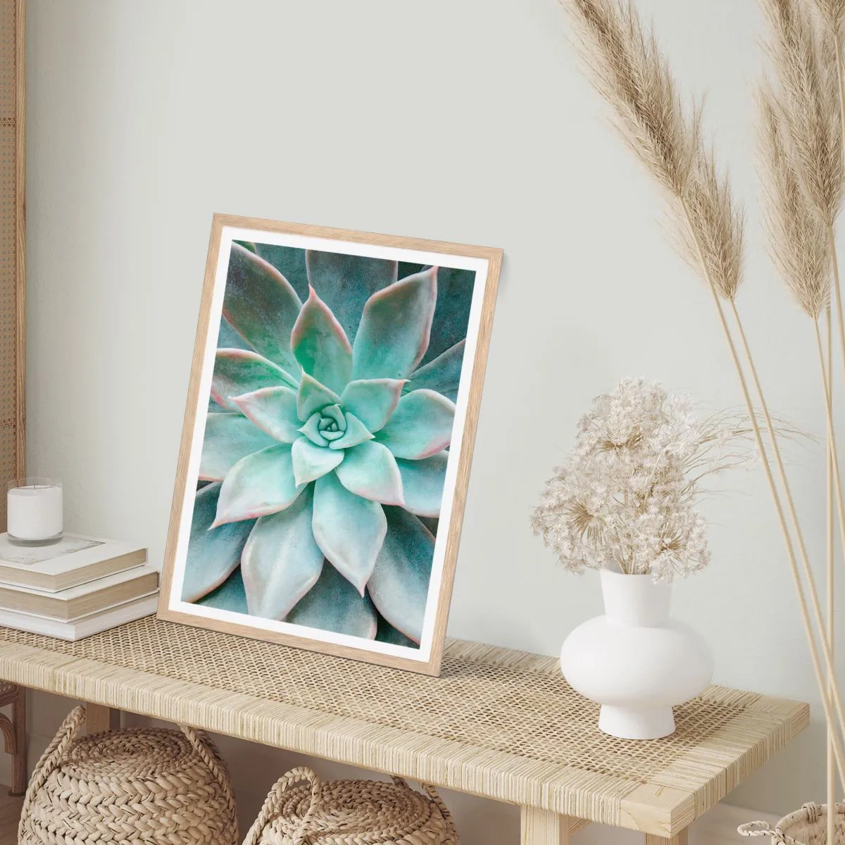 Affiche dans un chêne clair - Poster - Le coeur du désert - 70x100 cm