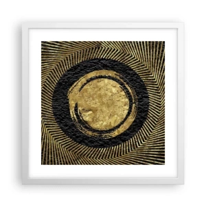 Affiche dans un cadre blanc - Poster - Composition glamour - 40x40 cm