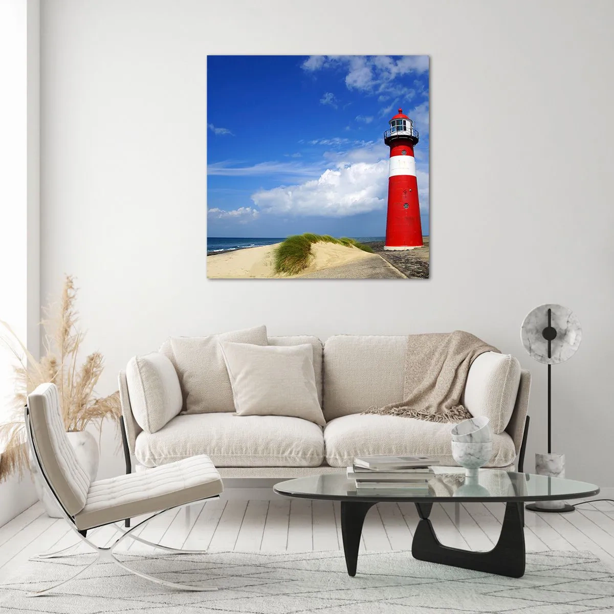 Impression sur verre - Image sur verre - Rêve de solitude - 60x60 cm