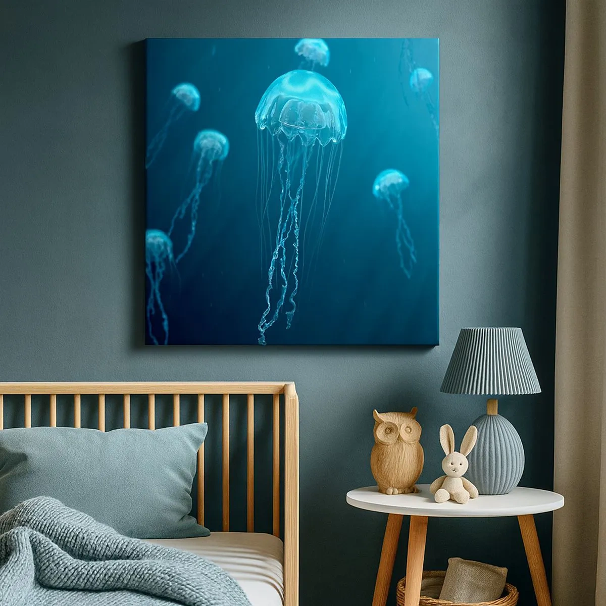 Impression sur toile - Image sur toile - Danse océanique - 30x30 cm