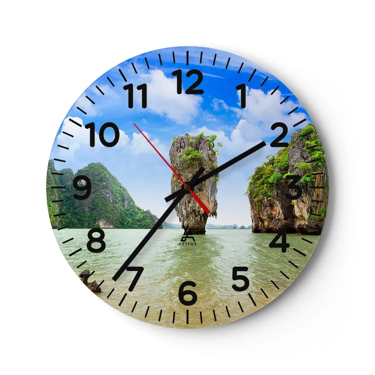 Horloge murale - Pendule murale - Merveilles rocheuses de la nature - 40x40 cm