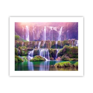 Affiche - Poster - Escalier vers le ciel - 50x40 cm