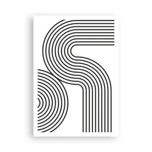 Affiche - Poster - En plein virage - 70x100 cm