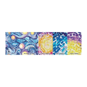 Échantillon de Papier Peint Premium Sand - D'après un tableau de van Gogh - Abstraction, Morceau, Peinture - 100x30 cm