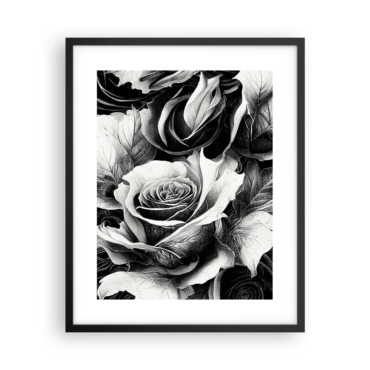 Affiche dans un cadre noir - Poster - Toujours une reine - 40x50 cm