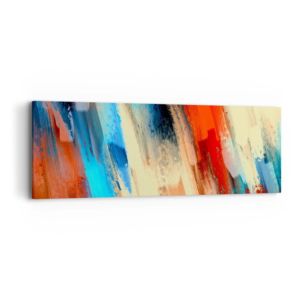 Impression sur toile - Image sur toile - Une cascade de couleurs - 90x30 cm
