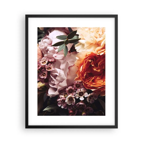 Affiche dans un cadre noir - Poster - Enveloppé de beauté - 40x50 cm