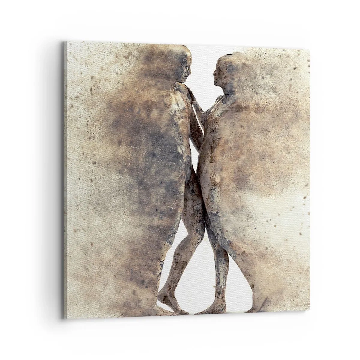 Impression sur toile - Image sur toile - Ils sont sortis de la poussière pour aimer - 60x60 cm