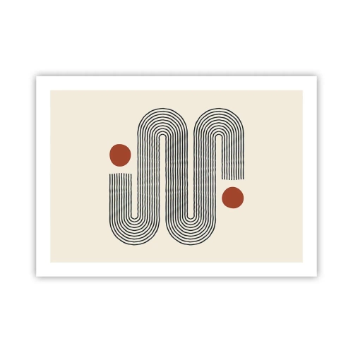Affiche - Poster - Du début à la fin - 70x50 cm