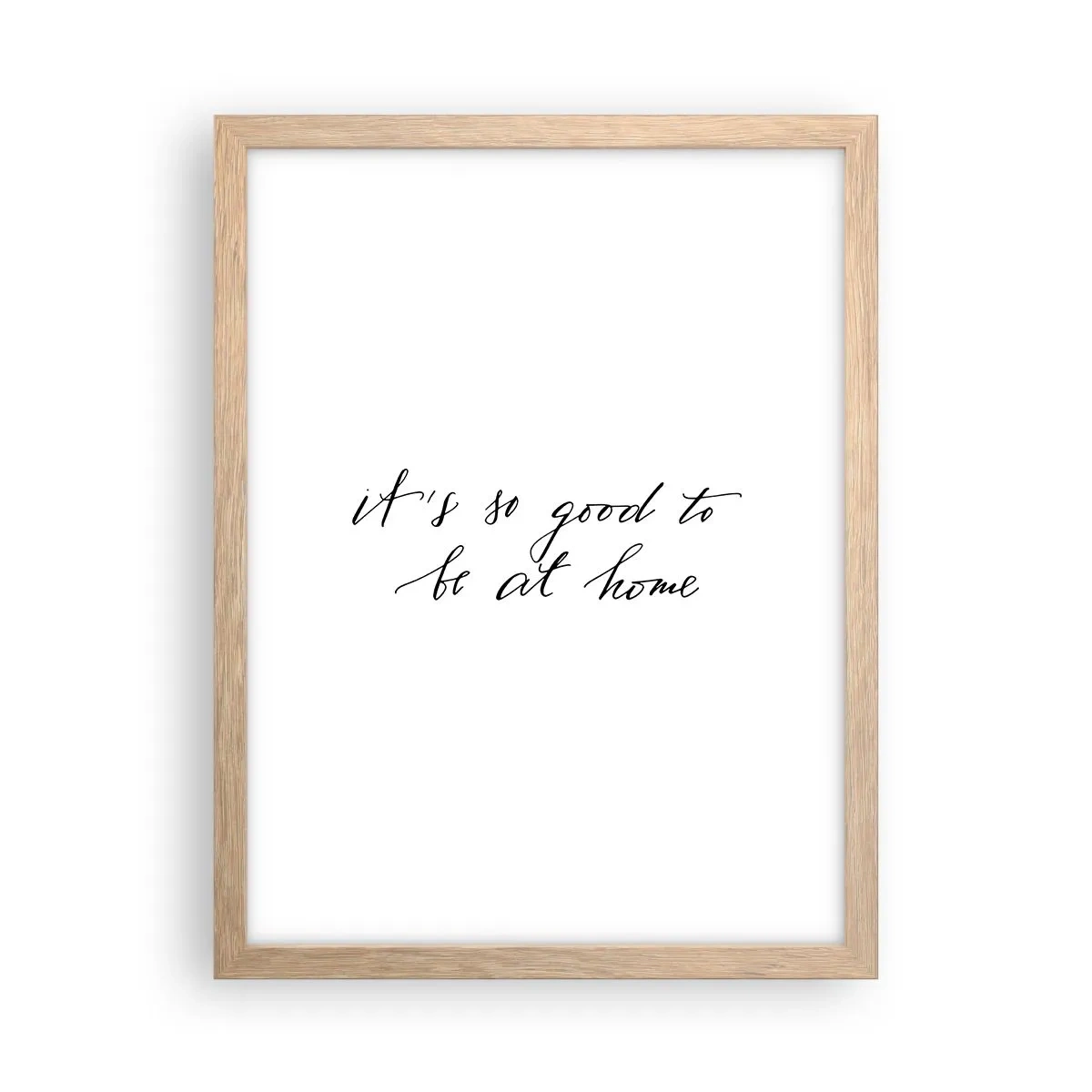 Affiche dans un chêne clair - Poster - Toute la vérite - 30x40 cm