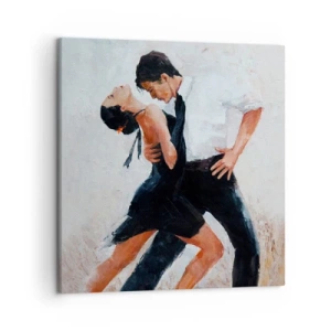 Impression sur toile - Image sur toile - Tango de mes rêves et pensées - 50x50 cm