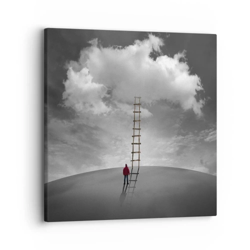 Impression sur toile - Image sur toile - Tout est possible - 30x30 cm