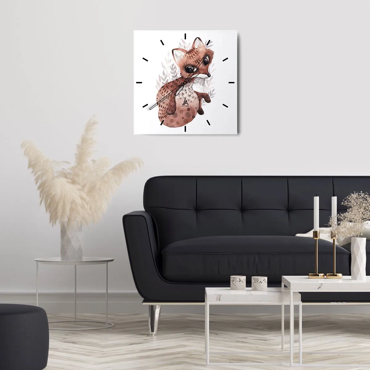 Horloge murale - Pendule murale - Seulement à aimer - 40x40 cm