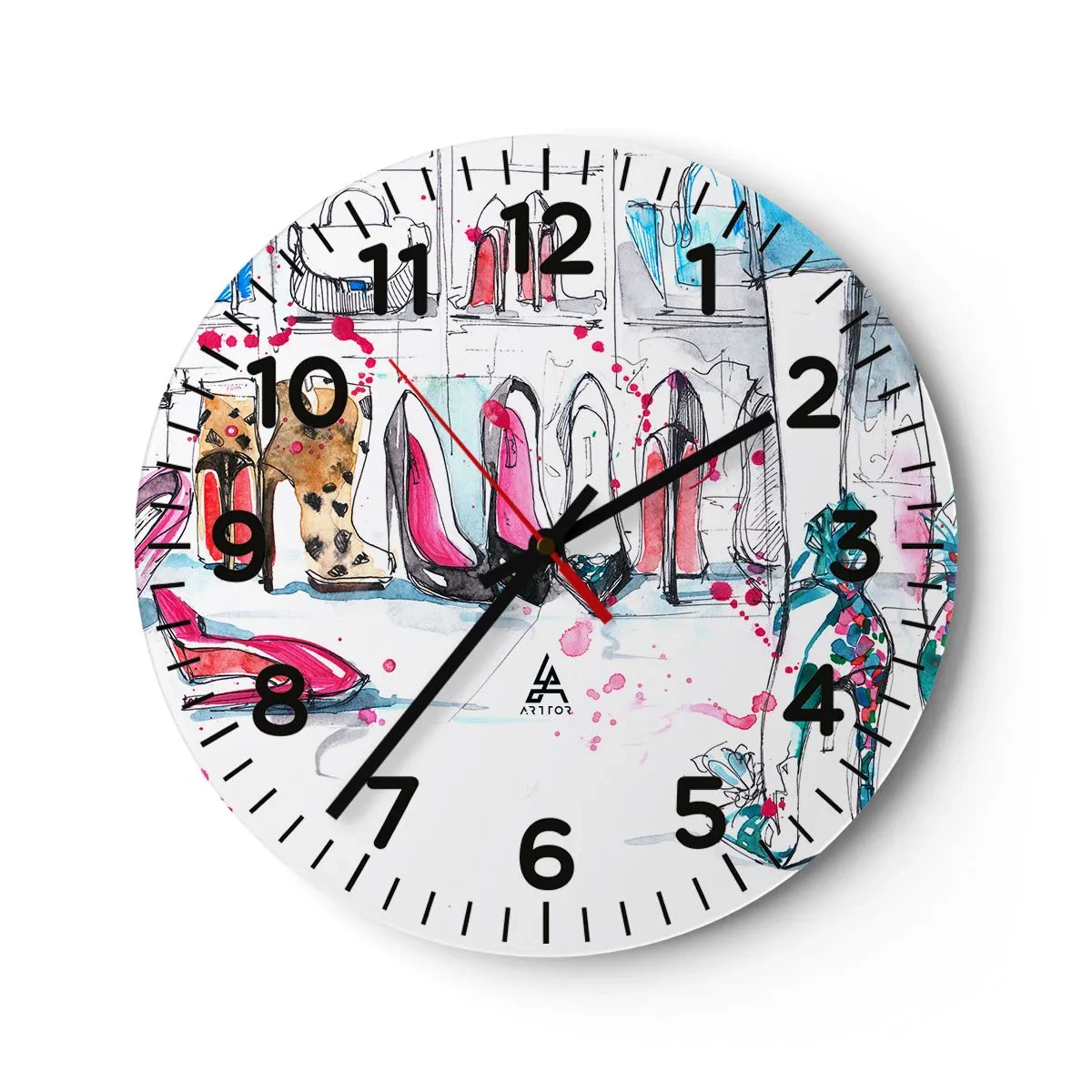 Horloge murale - Pendule murale - Sésame, ouvre-toi - 40x40 cm