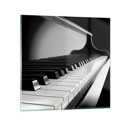 Impression sur verre - Image sur verre - Harmonie des formes et des couleurs - 50x50 cm