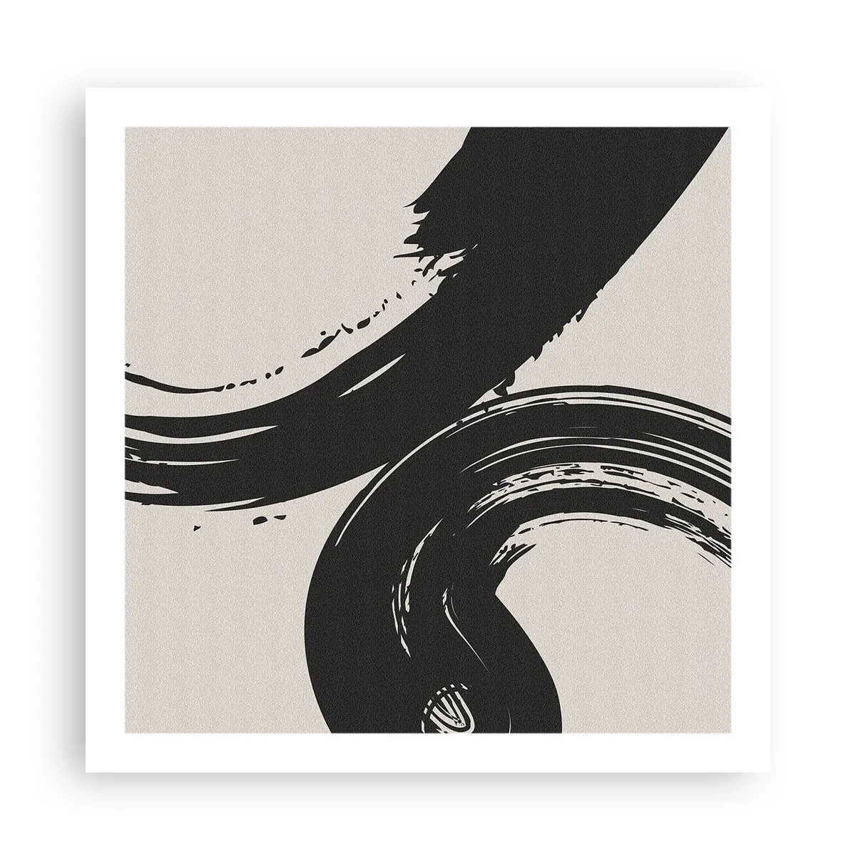 Affiche - Poster - Balayage circulaire - 60x60 cm