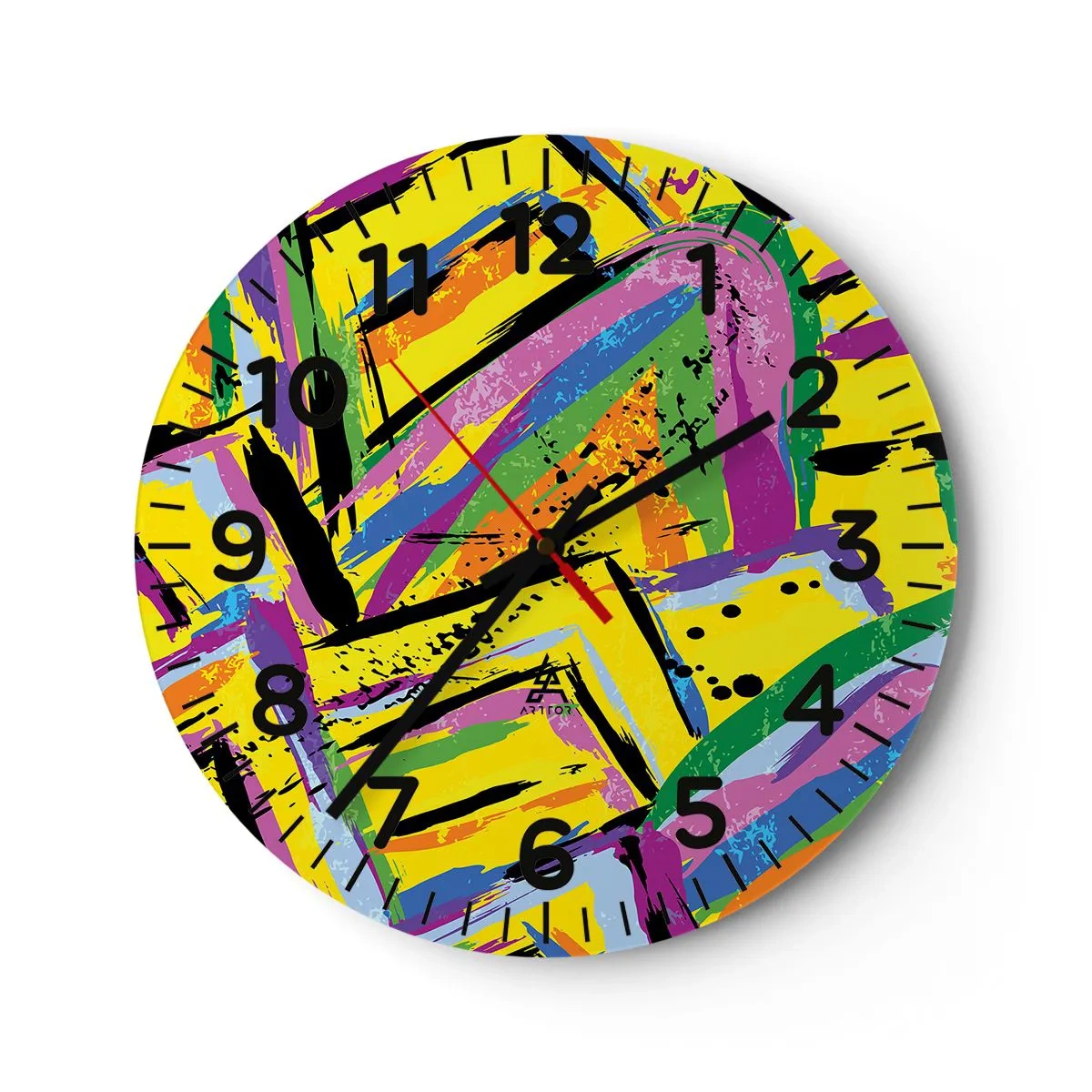 Horloge murale - Pendule murale - Jusqu'à ce qu'il crie de joie - 40x40 cm