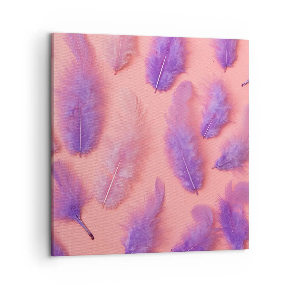 Impression sur toile - Image sur toile - Oiseau de désir lilas - 50x50 cm