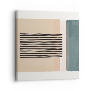 Impression sur toile - Image sur toile - Tout est en ordre - 40x40 cm