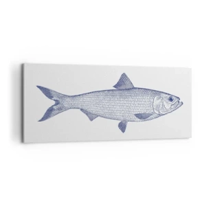 Impression sur toile - Image sur toile - Salutations des mers du nord - 100x40 cm